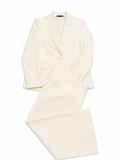 Weekend Max Mara Ecru Linen & Cotton Trouser Suit ladies
