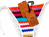 Missoni Zigzag Velvet String Bikini Swimsuit ladies