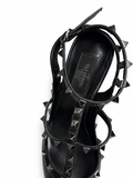 Valentino Garavani Rockstud Noir Limited Edition T-Strap Pumps – Size EU 38 ladies