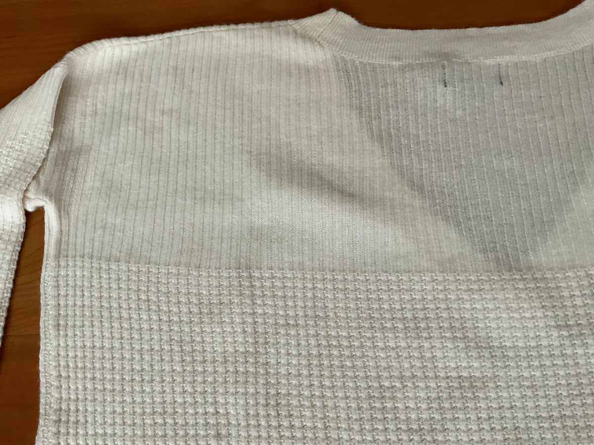 HATCH Maternity Layering U Neck Sweater In Cashmere And Merino Wool Size P ladies