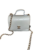 Chanel Calfskin Flap Bag with Top Handle Style code: AS0880 Handbag Ladies