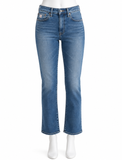 AG Adriano Goldschmied Mari Mid-Rise Crop Slim Straight Jeans ladies