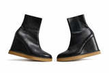 Celine Leather Mid-Calf Boots Size 38 US 8 UK 5 ladies