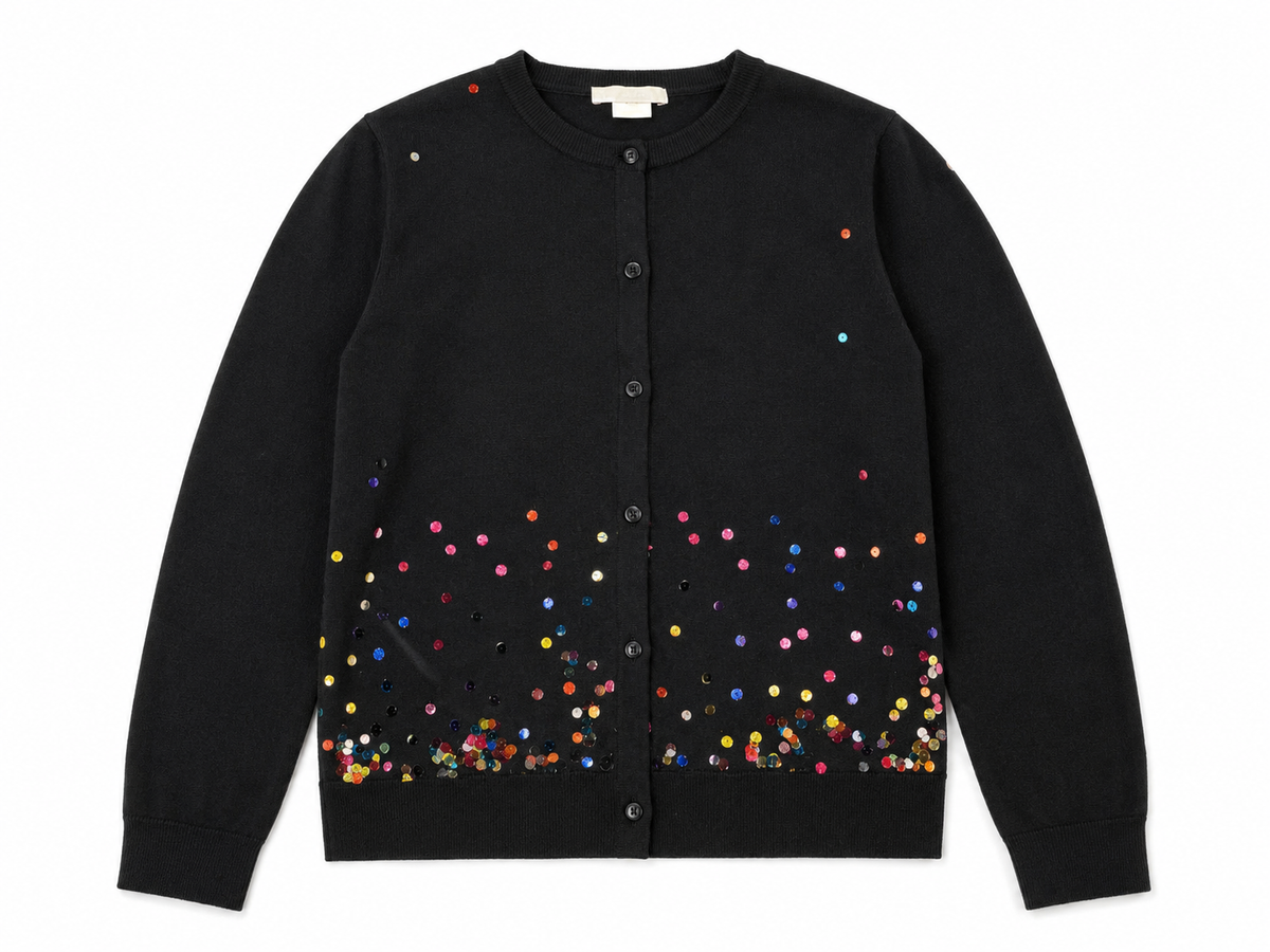 Stella McCartney Kids Multicoloured Sequin Cardigan 12 years children