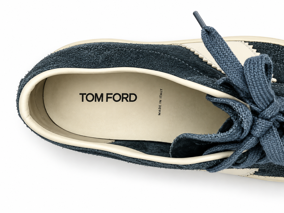 Tom Ford Men’s Suede & Leather Sneakers – Size 9 / EU 43 men