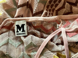 M Missoni Zig Zag Metallic Mini Dress size I 38 XS ladies