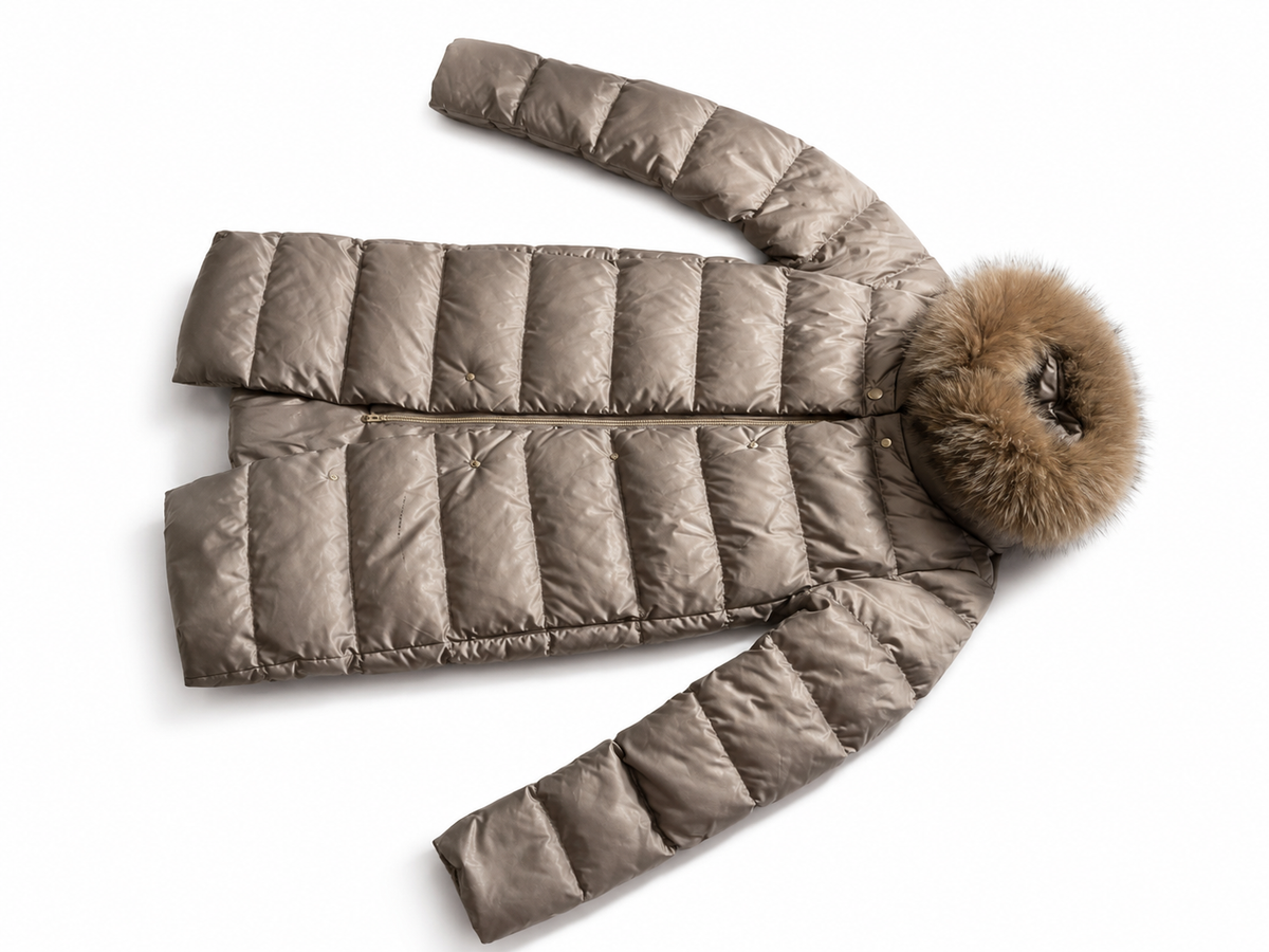 Herno Fox Fur Trim Down Puffer Jacket – Size IT 36 UK 4 US 0 ladies