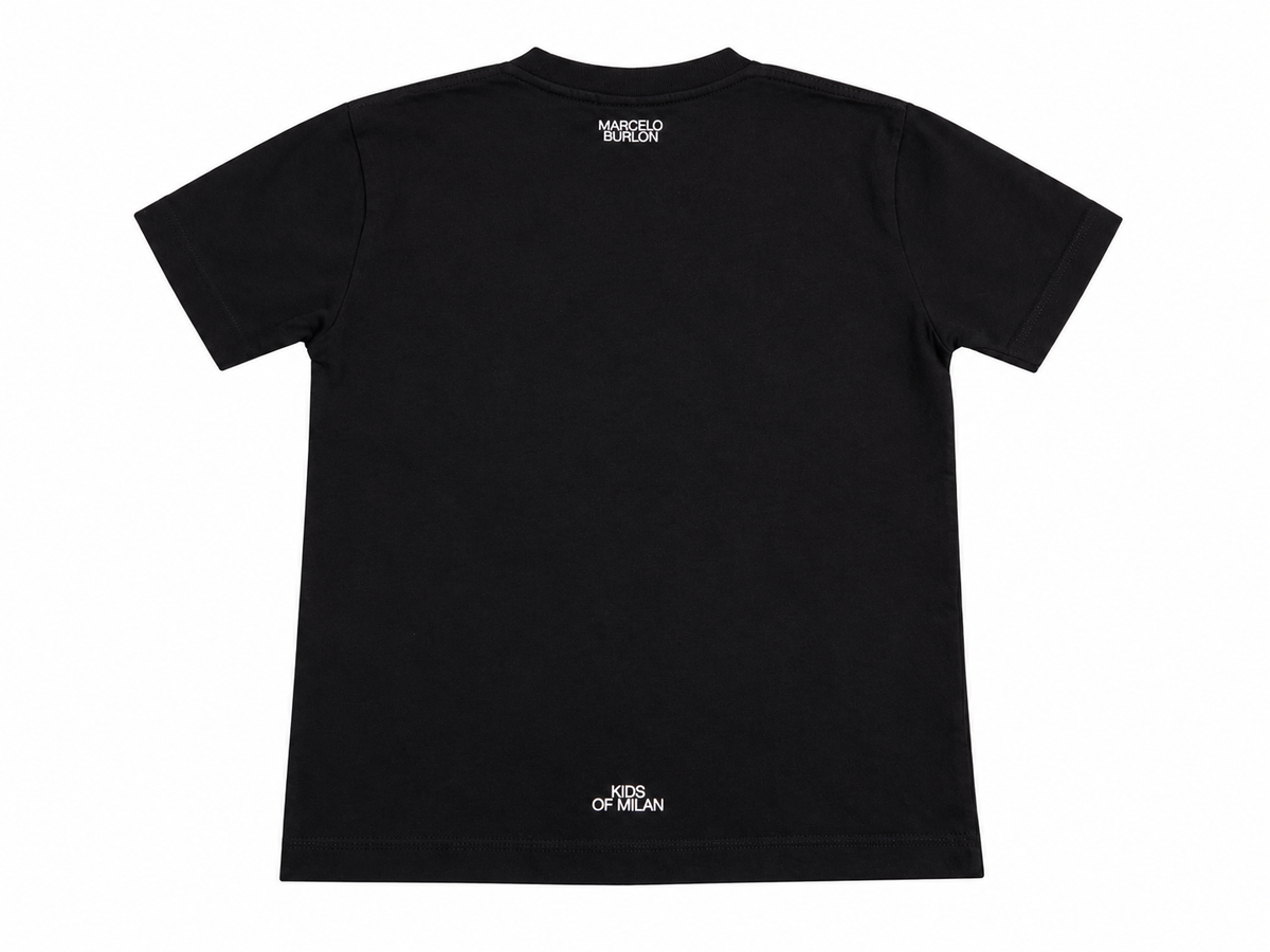 Marcelo Burlon Kids of Milan Black Tiger Print T-Shirt – Size 8 years children