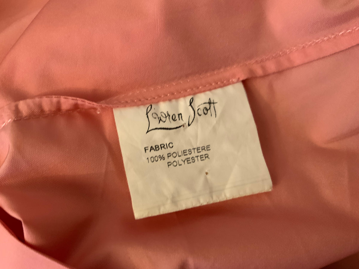 L'Wren Scott Yorkshire Pudding Pink Sleeveless Blouse Size I 38 UK 6 US 2 XS ladies
