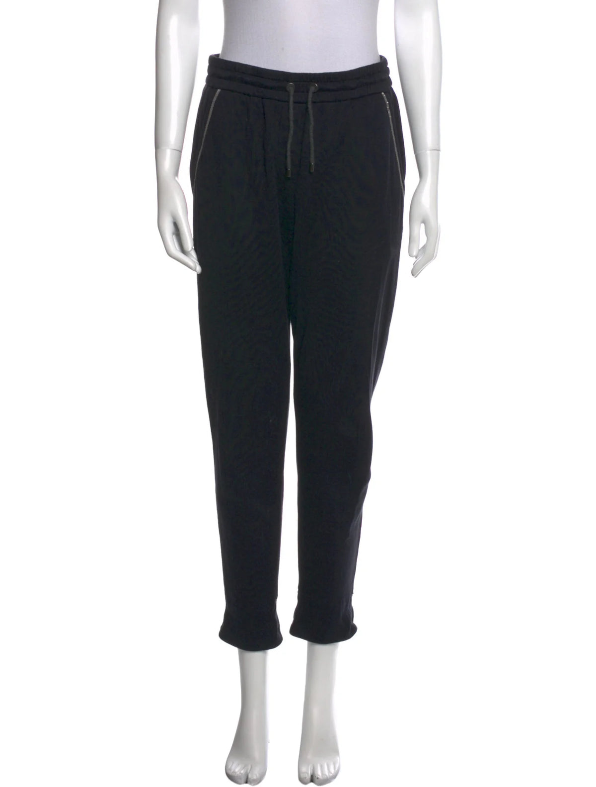 Brunello Cucinelli Monili-detail drawstring track pants sweatpants joggers Sz S ladies