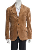 Brunello Cucinelli Beige Brown Corduroy Blazer Jacket size 48 men