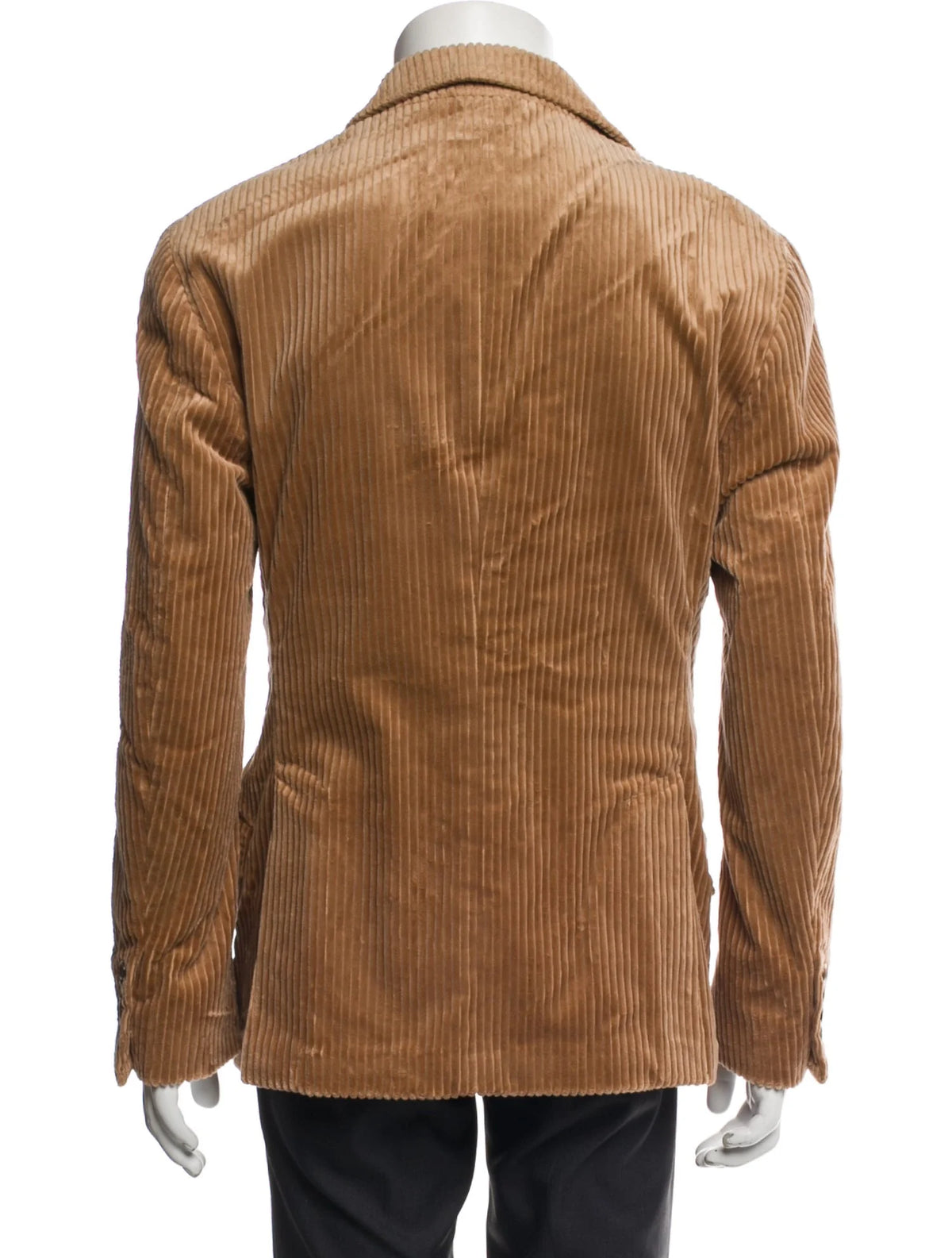 Brunello Cucinelli Beige Brown Corduroy Blazer Jacket size 48 men