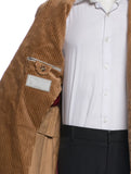 Brunello Cucinelli Beige Brown Corduroy Blazer Jacket size 48 men
