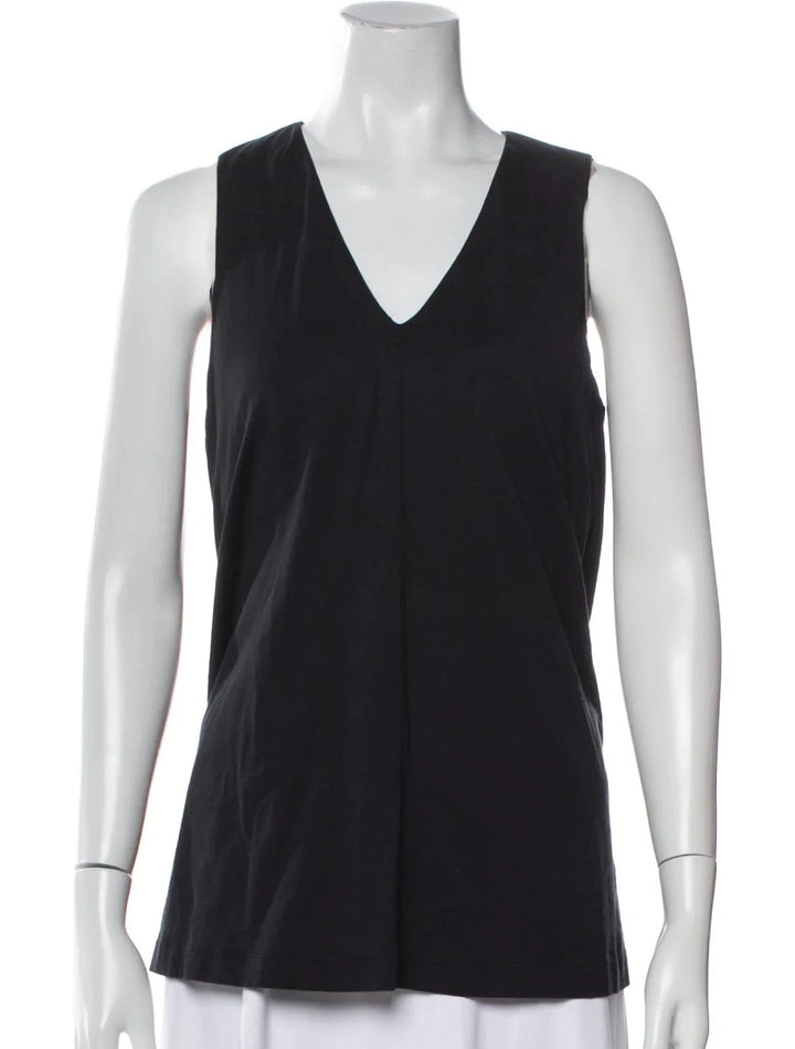 Brunello Cucinelli Monili V-Neck Sleeveless Top Size S small ladies