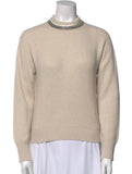 Brunello Cucinelli Cashmere Monili-Details Jumper Sweater Size M medium ladies
