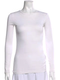 Brunello Cucinelli White Cotton Monili-Detail Top Size S small ladies