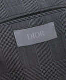 Dior Virgin Wool Check CD Icon Two-Piece Set Suit Size 48-jacket Size 50-trousers men