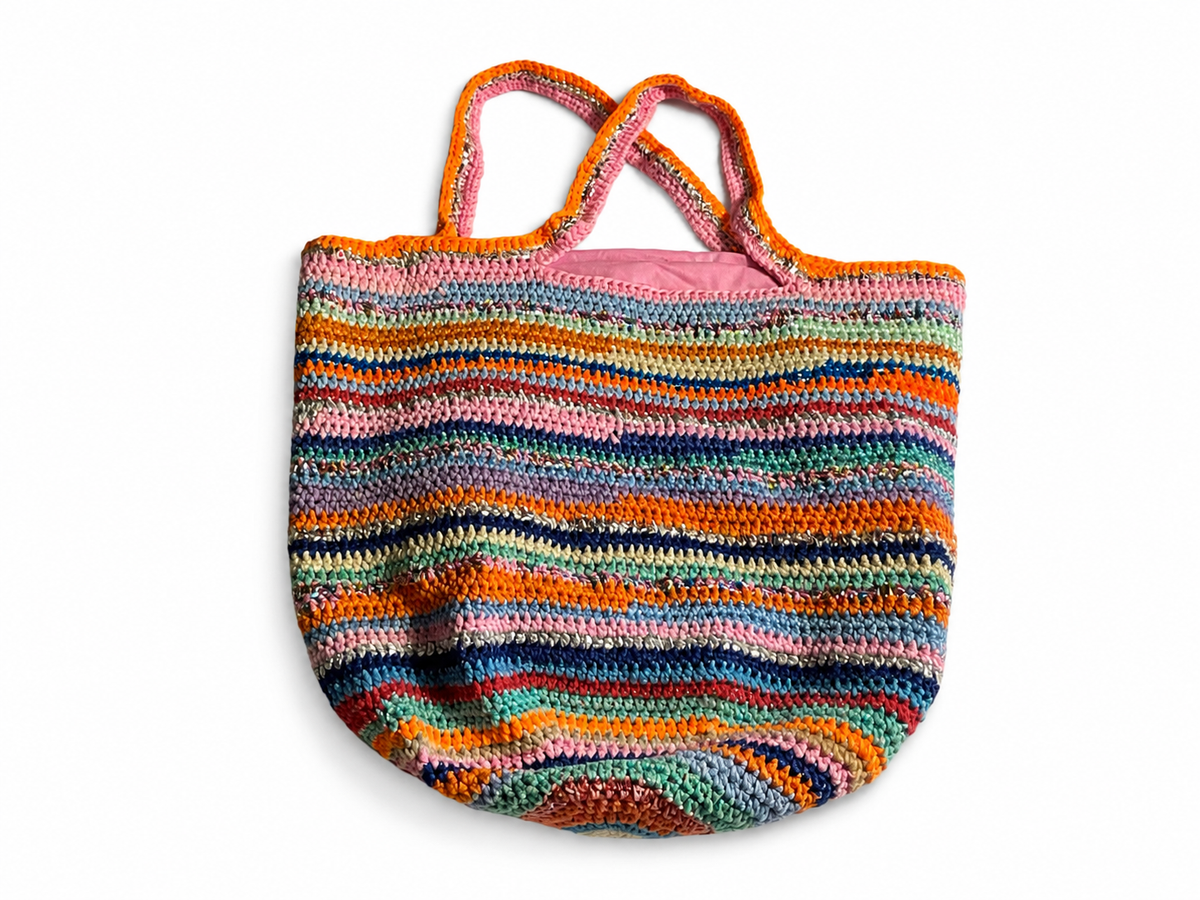 Nadia Dafri Bag Feriha Large Multicolor Hand made tote ladies