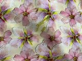 Zadig & Voltaire Torny Floral Print V-Neck Blouse Tunic Size L ladies