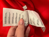 Prada Red Crystals Bow Dress size I 42 UK 10 US 6 ladies