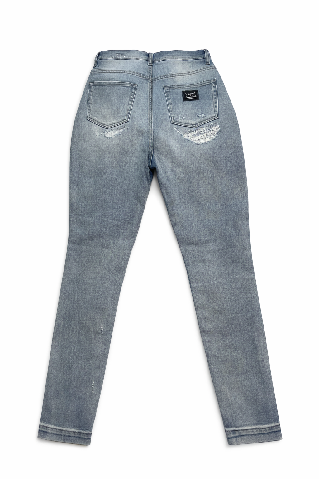 DOLCE & GABBANA GRACE HIGH WAISTED DISTRESSED SKINNY JEANS DENIM SIZE I 42 UK 10 US 6 LADIES