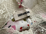 ZADIG and VOLTAIRE Risty Print Silk Lace Dress Size S small ladies
