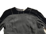 Valentino Black Silk Velvet Dress size I 40 UK 8 US 4 ladies