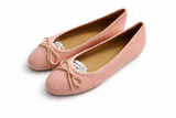 French Sole London Pale Pink Patent Crocodile Leather Flats size 39 ladies