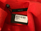 Perramus Red Linen Sleeveless Blouse size 40 UK 8 S small ladies