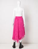 Zadig & Voltaire Juliet Paisley Print Asymmetric Skirt Pink – Size 38 ladies