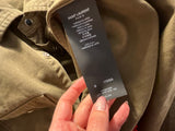Saint Laurent Distressed Classic Stonewashed Denim Western Shirt – Khaki – Medium men