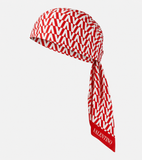 Valentino V Logo Printed Silk Head Scarf ladies