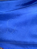 Tara Matthews Silk Electric Blue Dress size S small ladies