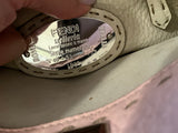 Fendi Pink Selleria Leather Mini Peekaboo Top Handle Bag Handbag ladies