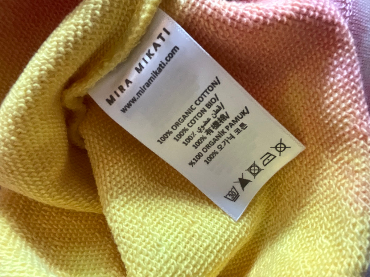 Mira Mikati Embroidered Penguin Tie Dyed Sweatshirt size M medium ladies