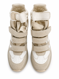 Isabel Marant Balskee suede high-top wedge sneakers size 39 ladies