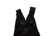 Emporio Armani Black Sexy Gown Maxi dress Size I 40 S SMALL Ladies