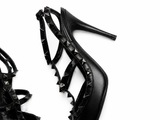 Valentino Garavani Rockstud Noir Limited Edition T-Strap Pumps – Size EU 38 ladies
