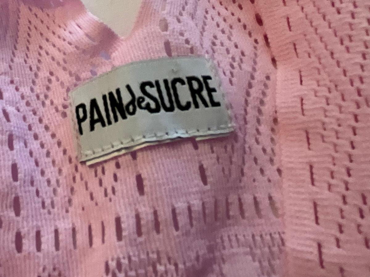 Pain de Sucre JESSE  Fringe Pink Lace Kaftan Dress ladies