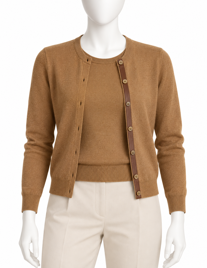 Ralph Lauren Purple Label Cashmere Twin Set Cardigan & Sleeveless Top – Size M
