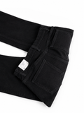 Mango Violet Flared High-Rise Jeans – Black ladies