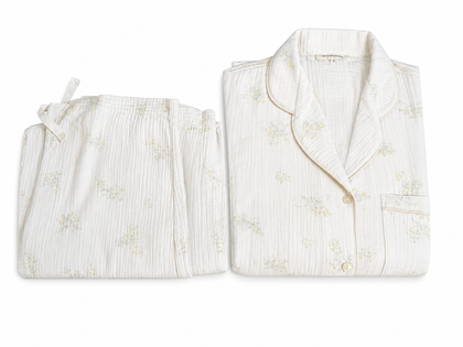 The White Company Ladies Floral Pyjama Set – Size M ladies