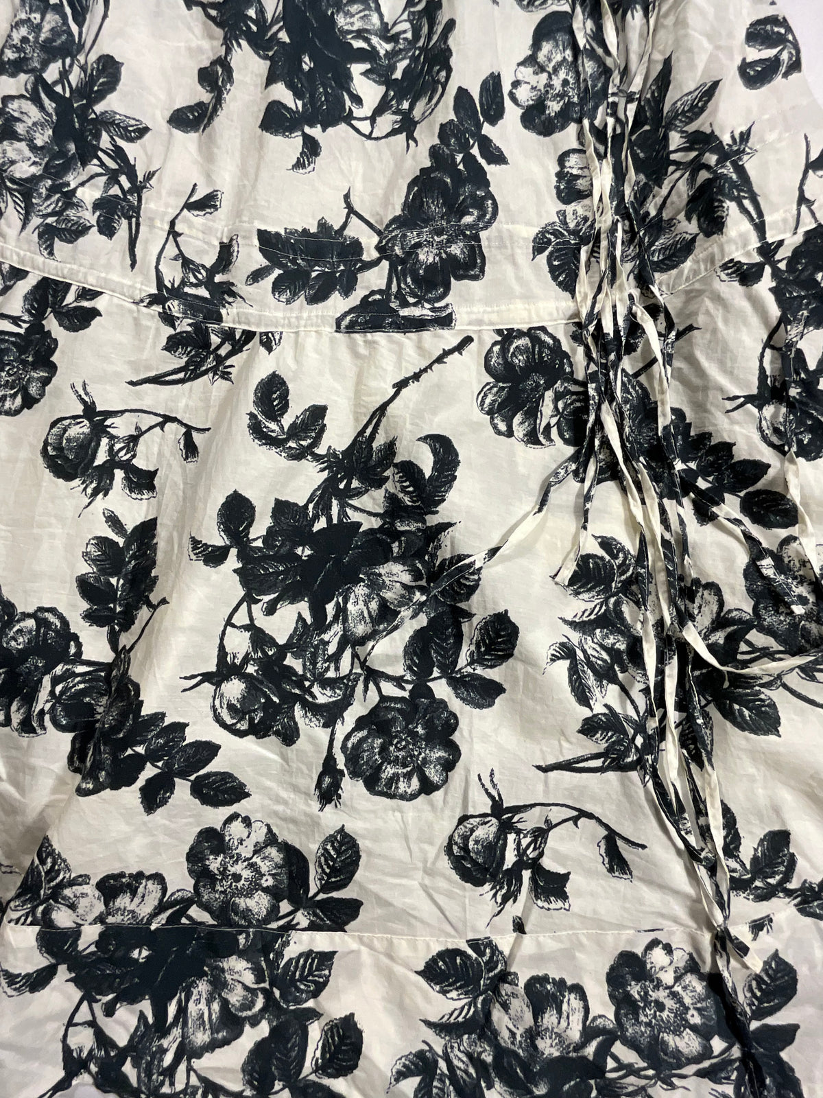 BROCK COLLECTION Prisca Shirred Floral-print Cotton-poplin Midi Dress Size 2 Ladies