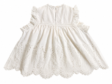 ZARA Woman Broderie Anglaise White Blouse ~Top size M medium ladies