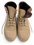 Tod’s Men’s Beige Suede Lace-Up Ankle Boots – Size 7½ // 41.5 men