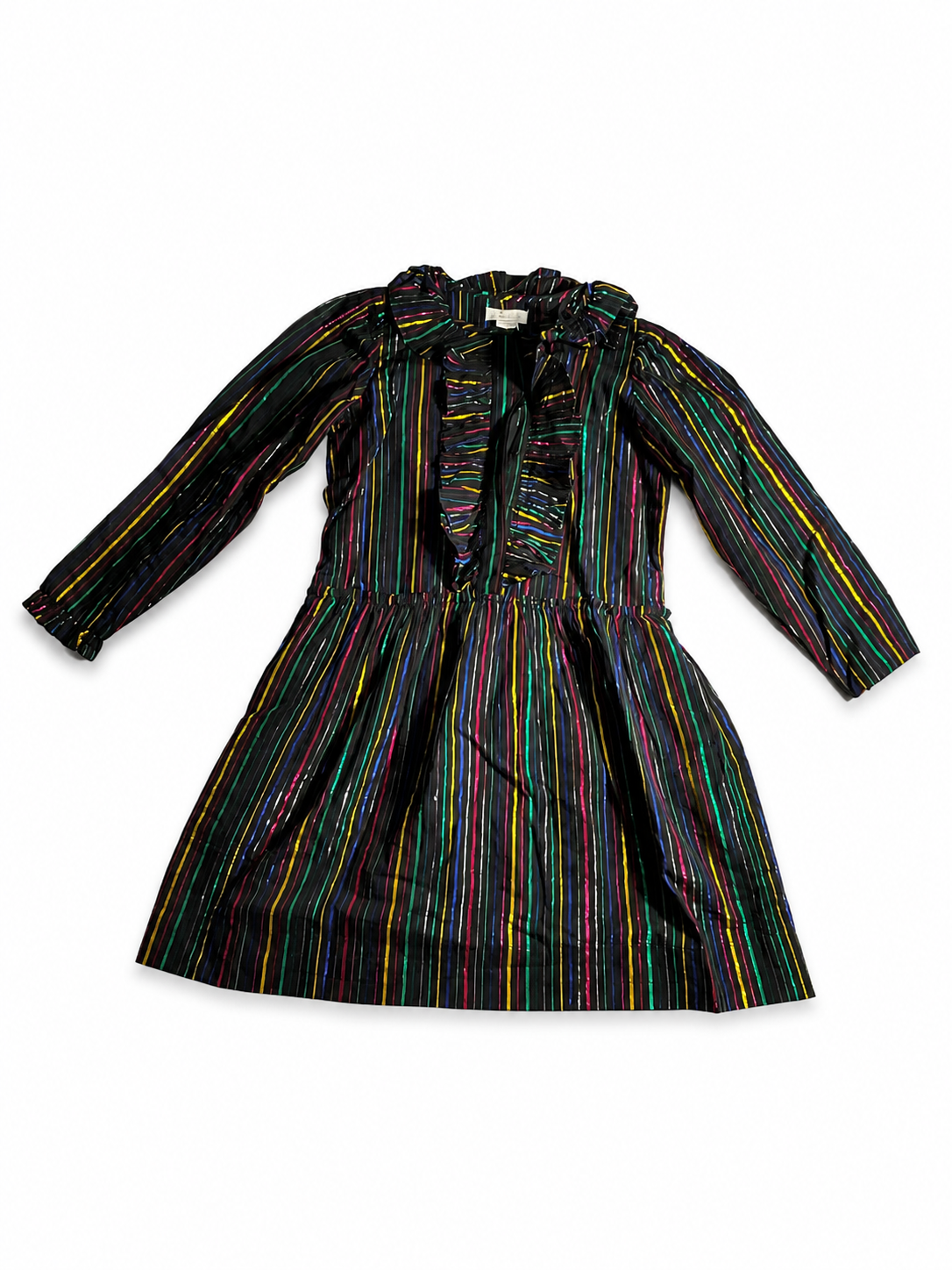 Stella McCartney Kids Metallic Rainbow Stripe Dress children