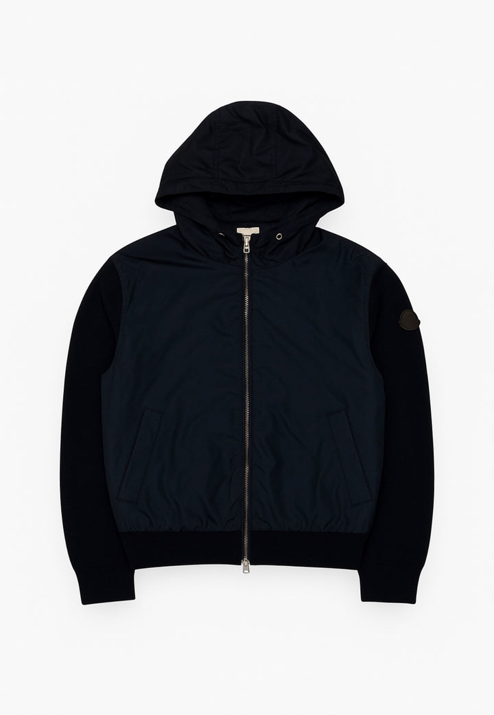 Moncler Tricot Cardigan Navy Blue Wool Size L large Men