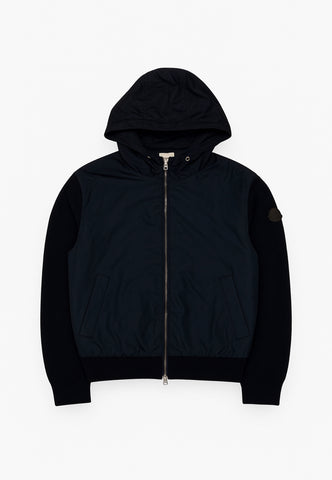 Moncler Tricot Cardigan Navy Blue Wool Size L large Men