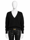 Zadig & Voltaire Fine Knit V-Neck Jumper Pullover ladies