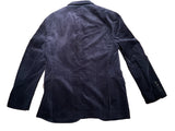 BRUNELLO CUCINELLI NAVY BROWN CORDUROY BLAZER JACKET SIZE 48 MEN
